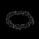 Natürliche Obsidian Chips dehnen Armbänder BJEW-BB16534-M-2