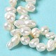 Naturali keshi perline perle fili PEAR-J007-63-4