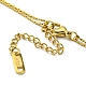 304 doppellagige Halskette aus Edelstahl mit Coreana-Kette BJEW-K257-04G-4