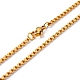 304 Stainless Steel Box Chain Necklaces NJEW-F227-09G-04-2