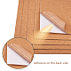 BENECREAT 8 Pack Self-Adhesive Cork Rectangle Insulation Cork Sheets for Floors DIY-BC0009-21-3