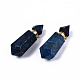 Facettes lapis naturelles pendentifs lazuli G-T131-15B-2