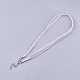 Waxed Cord and Organza Ribbon Necklace Making X-NCOR-T002-134-2
