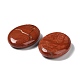 Oval Natural Red Jasper Thumb Worry Stone for Anxiety Therapy G-P486-03E-2