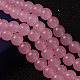 Spray Painted Glass Beads Strands X-DGLA-R001-8mm-5-1