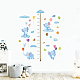 SUPERDANT 3 PCS/set Height Chart Elephant Cloud Height Chart Rainbow Lollipop Wall Sticker PVC Growth Charts Ruler 40 to 160 cm Height Measure for Nursery Bedroom Living Room DIY-WH0232-037-6