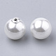 (vendita di scorta natalizia) perle di perle finte in plastica ecologica MACR-T013-27-2
