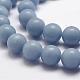 Natural Angelite Beads Strands G-P217-31-12mm-3