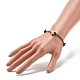 Звезда акриловые эмалевые бусины регулируемый шнур браслет для девочек-подростков женщин BJEW-JB07050-3