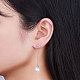 Boucles d'oreilles asymétriques en argent sterling shegrace 925 JE665B-5