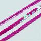 Perles de paillette en plastique de couleur AB PVC-Q083-6mm-A89-3