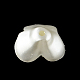 Fleur abs en plastique imitation perles OACR-R016-52-2
