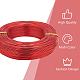 BENECREAT 18 Gauge(1mm) Aluminum Wire 656 Feet(200m) Bendable Metal Sculpting Wire for Beading Jewelry Making Chrismas Art and Craft Project AW-BC0007-1.0mm-23-5