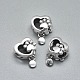 925 Sterling Silver Pet European Beads STER-I019-09AS-1