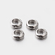 201 perles d'espacement beignet grand trou en acier inoxydable STAS-E082-03-1