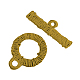 Tibetan Style Toggle Clasps TIBE-2046-AG-RS-1