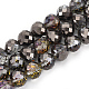 Electroplate Glass Beads Strands EGLA-T010-01A-1
