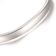 304 Stainless Steel Cuff Bangles STAS-I110-10-6mm-4