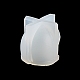 象の鼻 DIY ディスプレイ装飾シリコーン金型  レジン型  UVレジン用  エポキシ樹脂工芸品作り  ホワイト  31x31x27mm  内径：16x19mm SIL-F007-13B-4