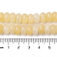 Natürliche gelbe Jade Perlen Stränge G-K359-A01-01-5