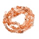 Natürliche sunstone Perlen Stränge&nbsp;G-L608-A04-01-3