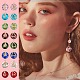 Pandahall elite 16pcs 8 couleurs pendentifs en verre saint valentin GLAA-PH0002-24-6