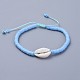 Umweltfreundliche handgefertigte Heishi Perlen geflochtene Armbänder aus Fimo BJEW-JB04318-04-1