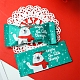 Sacchetti di imballaggio di caramelle termosaldabili in plastica a tema natalizio BAKE-PW0007-170A-1