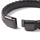Leather Cord Bracelets BJEW-E352-11C-B-4