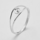 925 Sterling Silver Finger Ring Components STER-A070-028-1