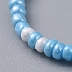 Bracelets extensibles pour enfants en perles de verre BJEW-JB04824-4