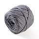 ジュエリー製作用綿糸スレッド  マクラメコード  グレー  4ミリメートル、約100 M /ロール OCOR-BC0012-E-02-4