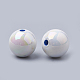 Plaqué couleur ab perles acryliques opaques MACR-S282-03-1