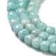 Chapelets de perles en amazonite naturelle G-J400-A07-03-4