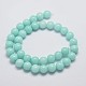 Chapelets de perles en jade de malaisie naturelle G-A146-10mm-B07-2