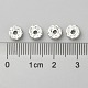 Brass Rhinestone Spacer Beads X-RB-A006-6MM-S-5