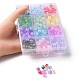 396 pièces 12 couleurs perles acryliques craquelées transparentes CACR-YW0001-06-5