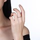 925 тайский серебряный палец кольца RJEW-BB30835-9-4