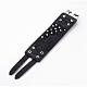 Punk Rock Style Cowhide Leather Rivet Bracelets BJEW-D438-10-2