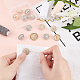 FINGERINSPIRE 12PCS 2 Style Rhinestone Metal Button 0.8 inch Flat Round Alloy Buttons Sew on Clothing Buttons Silver Gold Flatback Crystal Button Embellishments with 1-Hole for DIY Craft Decor DIY-FG0003-54-3