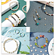 Chgcraft 900pcs 6 couleurs perles intercalaires en plastique FIND-CA0006-31-6