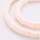 Chapelets de perle en pâte polymère manuel X-CLAY-T002-6mm-41-3