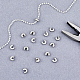 Superfindings environ 50 pièce d'arrêt physique de perle en acier inoxydable de 7x3mm FIND-FH0005-38-5