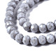 Chapelets de perles en verre électroplaqué X-EGLA-A034-P6mm-A16-2