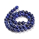 Chapelets de perle en lapis-lazuli naturel G-G953-03-8mm-2