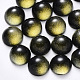 Transparent Spray Painted Glass Cabochons GLAA-S190-013C-F04-1
