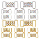 Ahandmaker 16 pezzo di ciondoli per lacci con strass FIND-GA0002-42-1