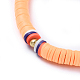 Colliers de foulard en perles de polymère faites main en pâte polymère NJEW-JN02446-3