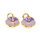 Charms smalto ottone&nbsp;X-ZIRC-F816-02C-G-1