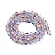 Synthetic Moonstone Beads Strands G-R375-6mm-A14-3